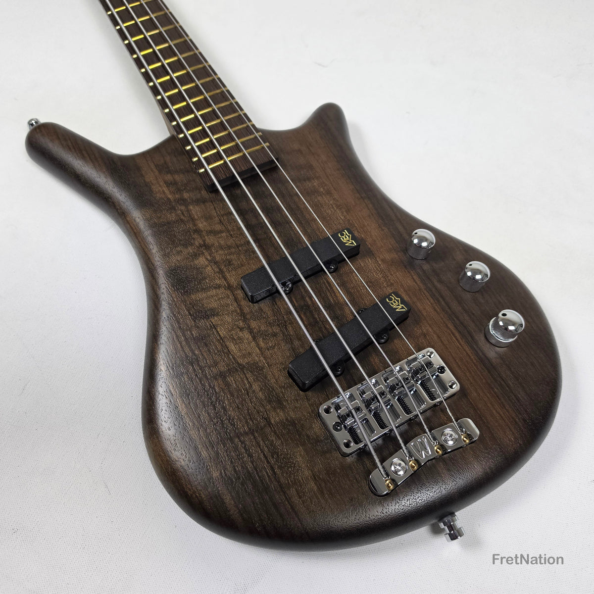 Warwick Warwick Teambuilt GPS Thumb BO 4-String Nirvana Black - 8.66lbs #011079-23 - GPS1224 03AA OVA FR