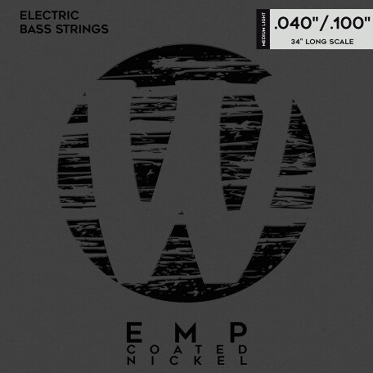 Warwick Warwick EMP Coated Nickel-Plated Steel 4-String Electric Bass String Set - 40-100 Medium Light 38210 ML 4 040/100N