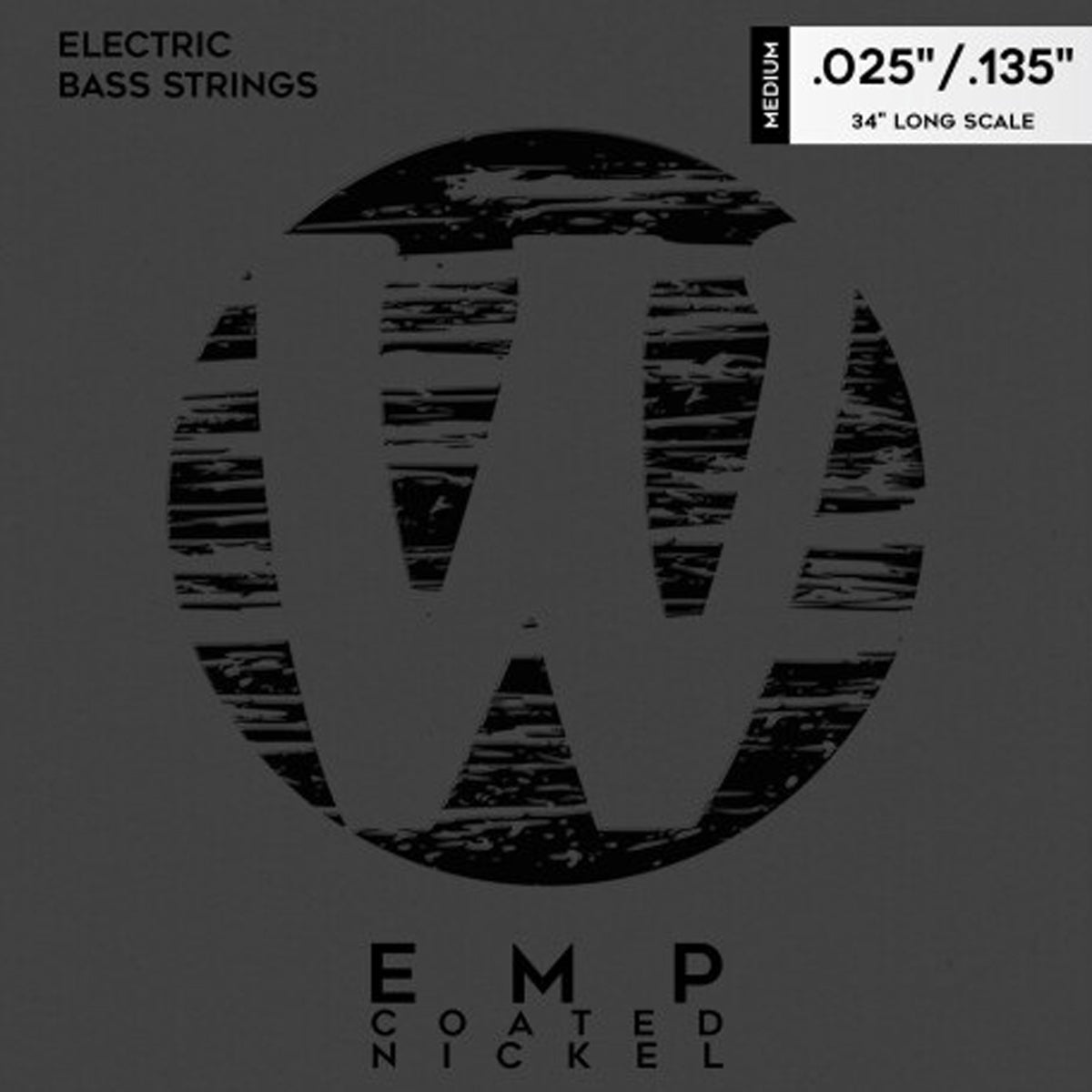 Warwick Warwick EMP Coated Nickel-Plated Steel 6-String Electric Bass String Set - 25-135 Medium 38401 M 6 025/135N