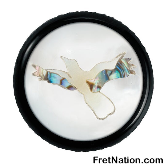 Warwick Framus & Warwick - Potentiometer Dome Knob, Eagle, Inlay - Black - SP 30415 BK EAGLE