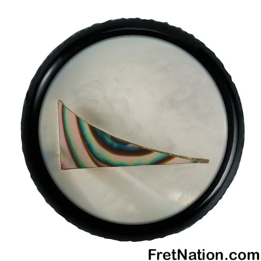 Warwick Framus & Warwick - Potentiometer Dome Knob, Sharkfin, Inlay - Black - SP 30415 BK SHARKFIN