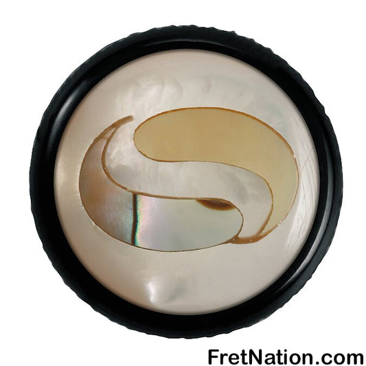 Warwick Framus & Warwick - Potentiometer Dome Knob, Spirit, Inlay - Black - SP 30415 BK SPIRIT
