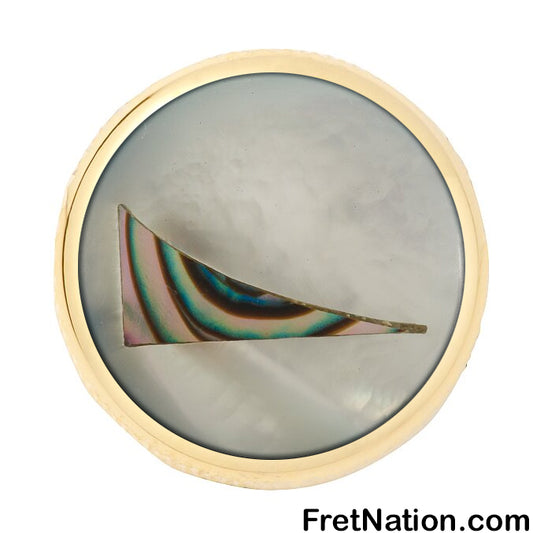 Warwick Framus & Warwick - Potentiometer Dome Knob, Sharkfin, Inlay - Gold - SP 30416 GD SHARKFIN