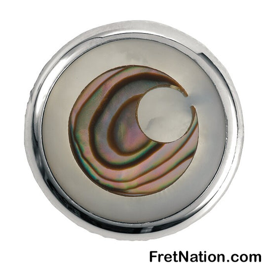 Warwick Framus & Warwick - Potentiometer Dome Knob, Fisheye, Inlay - Chrome - SP 30418 CR FISHEYE