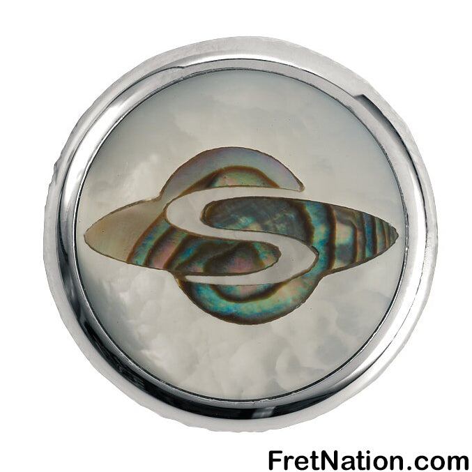 Warwick Framus & Warwick - Potentiometer Dome Knob, Planet, Inlay - Chrome - SP 30418 CR PLANET