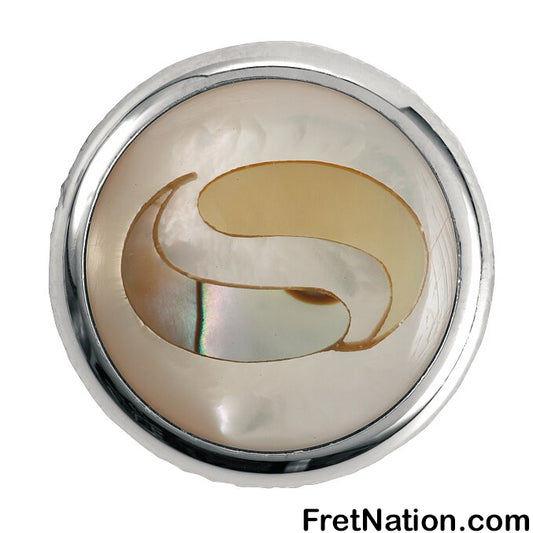 Warwick Framus & Warwick - Potentiometer Dome Knob, Spirit, Inlay - Chrome - SP 30418 CR SPIRIT