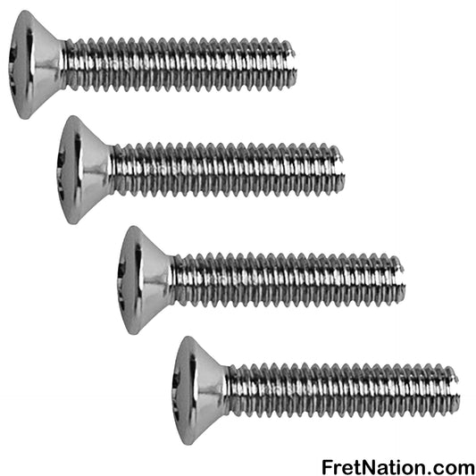Warwick Framus & Warwick - Countersunk Screw for Wooden Electronics Compartment Covers - Chrome - SP 30757 C