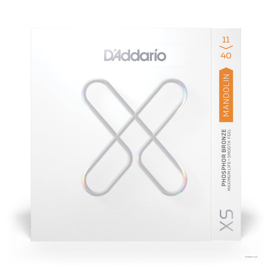 D'Addario D'Addario XS Coated Phosphor Bronze Mandolin String Set - 11-40 Medium XSM1140