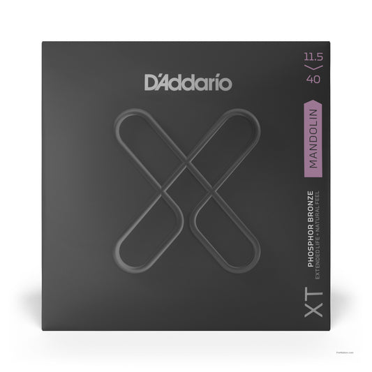 D'Addario D'Addario XT Coated Phosphor Bronze Mandolin String Set - 11.5-40 Custom Medium XTM11540